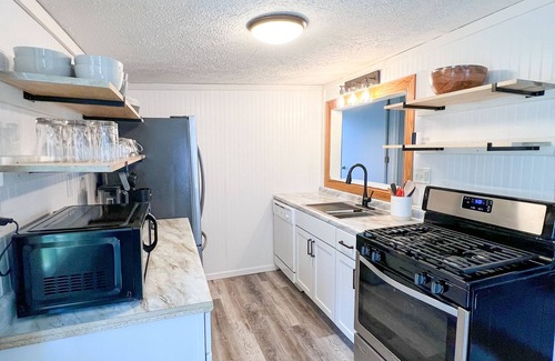 Rome City House | Newly Remodeled Cabin Steps from Sylvan Lake