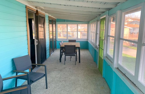 Rome City House | Newly Remodeled Cabin Steps from Sylvan Lake