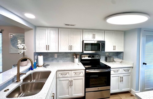 Oceanmarsh Subdivision Condo | Newly Renovated! Marsh & Ocean View Steps to Beach and Pool.