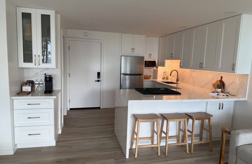 Punaluu Condo | Newly renovated, oceanfront, AC, beautiful views, steps to secluded beach