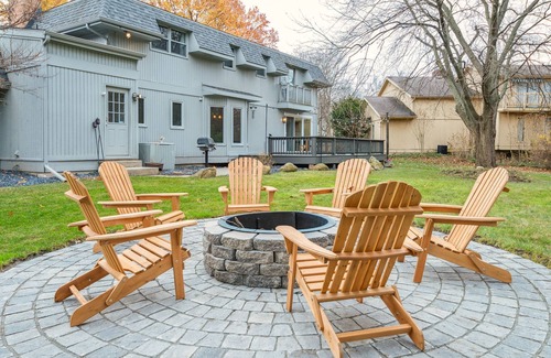 Granger House | Notre Dame Dream – 4 mi to Campus & Hot Tub & Heated Pool & Fire Pit & Game Room