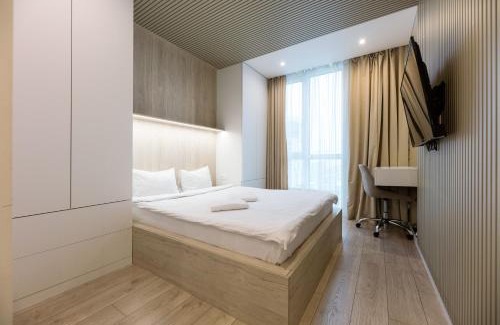 Shevchenkivs'kyi District Apartment | Nyvky Like Home - Файна Таун із сезонним басейном - Кв 58