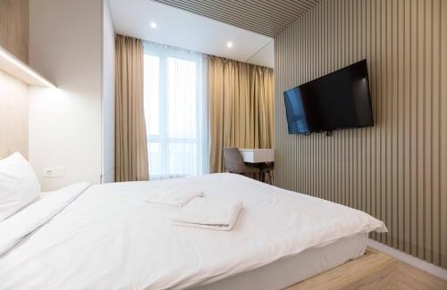 Shevchenkivs'kyi District Apartment | Nyvky Like Home - Файна Таун із сезонним басейном - Кв 58