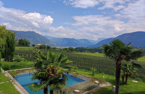 Berg/Monte Apartment | Oberberghof - Holiday apartment with terrace, fantastic view and organic bathing pond