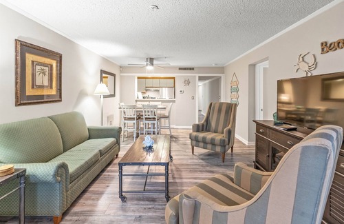 Briarcliffe Acres Condo | Ocean Creek 2244 2nd floor w/elevator pools beach