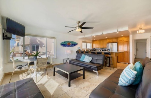 Mission Beach House | Ocean Front Lux Beach House-Studio Combo - 2 Bedrooms, 2 Baths, 2 Kitchens -