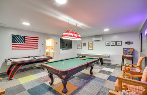 St. Martin House | Ocean Springs Home with Fire Pit and Game Room!