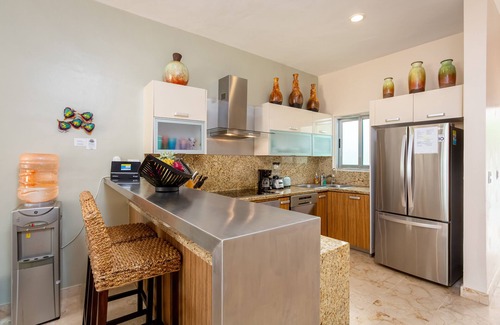 Zazil-ha Condo | Ocean view condo for 6. Private terrace and jacuzzi