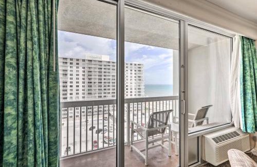 Ortona Park Apartment | Ocean-View Daytona Beach Resort Retreat with Balcony