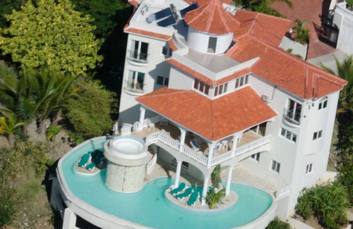 Puerto Plata Villa | Ocean view, large pool, waterfall, cinema, gym, near the beach, STAFF INCLUDED.