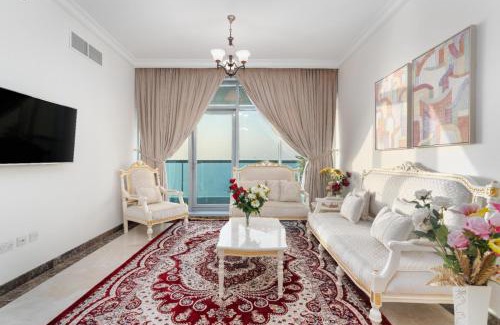 Rumailah Apartment | Ocean view luxury 3BR duplex at ajman corniche