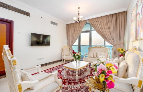 Rumailah Apartment | Ocean view luxury 3BR duplex at ajman corniche