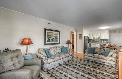 Ash Condo | Ocean view Villas in Cherry Grove, Gated, Ground unit J1 in perfect location