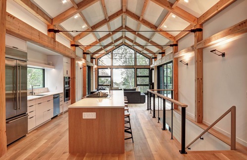 Montauk House | Ocean views + pool, on private road with short walk to beach.