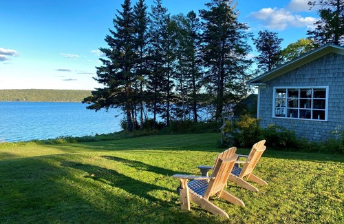 Blue Hill Cottage | Ocean waterfront summer cottages. Sit back and soak in the views