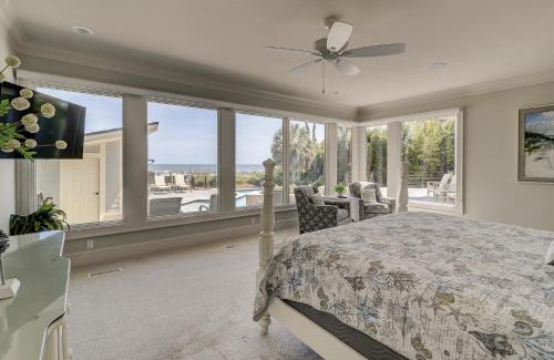 Oceanside House | Oceanfront 7 BR 7 BA Wonderful Pool Deck Beach gear and bike rentals included