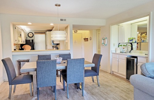 Litchfield by the Sea Condo | Oceanfront condo, direct access to beach and pool, 2 king beds, covered balcony