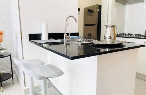 Downtown Santo Domingo Condo | Oceanview 1BR 2BA 14th Floor ~ Balcony, ACs,Wifi,Pool,Gym and Social Area