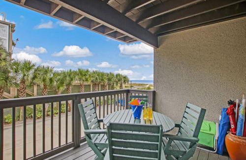 Fernandina Beach House | Oceanview Sand Dollar Villas Condo - Balcony - Pool