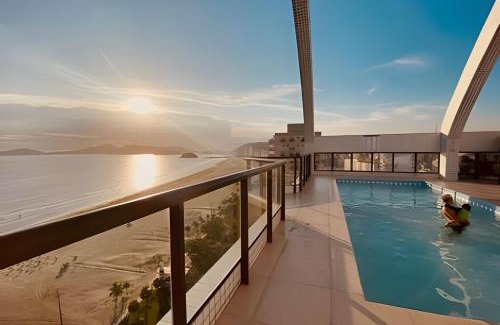 Boqueirao Apartment | Pôr do Sol Inesquecível: Vista para o Oceano