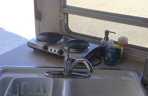 Crystal House | Pahrump Camper/RV2 Death Valley, front sight.