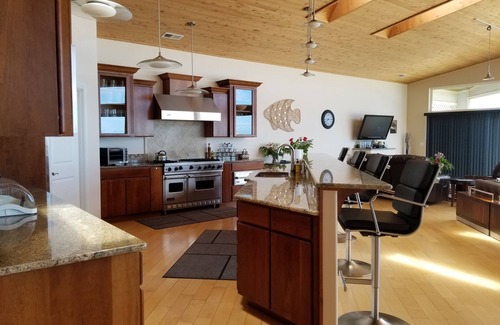 Bandon House | PANORAMIC VIEW OF THE OCEAN LUXURY HOME 2700 sq/ft 1 LEVEL PETFREE High Ceiling