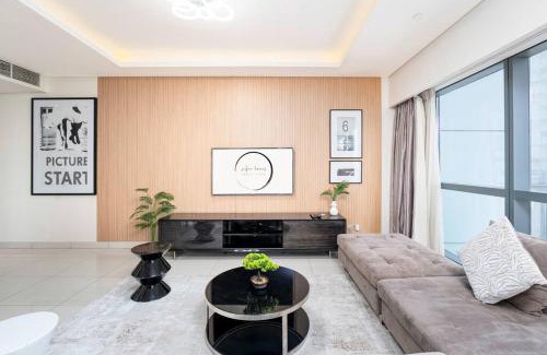 Business Bay Apartment | Paramount Hotel flat with Amazing Burj Khalifa View