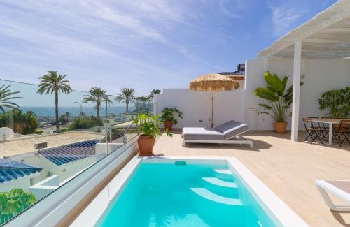 Pasito Blanco House | Pasitoblanco Porto Mare 44 Seaview Villa private heated pool
