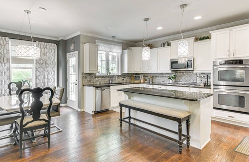 Matthews House | Patio, Deck & Grill: Charlotte Area Group Getaway!