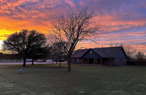 Abilene House | Peace and quiet in this large, beautiful, country retreat with a private pool!