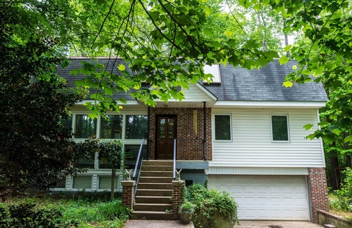 Southeast Raleigh House | Peace & Privacy in a Dutch Colonial Style Home