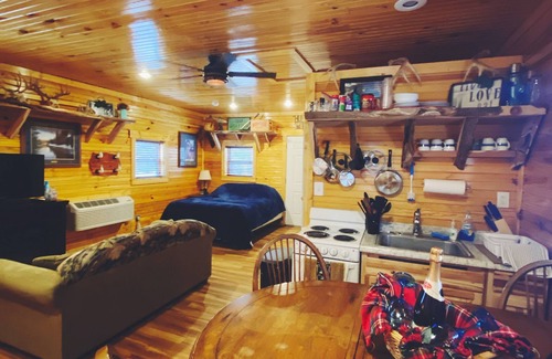 Cuba Cabin | Peaceful and quiet cabin with keypad entry for convenient self check in.