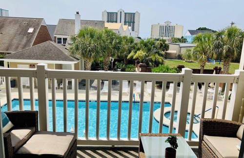 North Myrtle Beach Condo | Peaceful Beach Retreat with Pool and Hot Tub in the Heart of North Myrtle Beach!