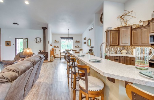 Shelton House | Peaceful Shelton Home w/Spacious Yard & Fire Pit!