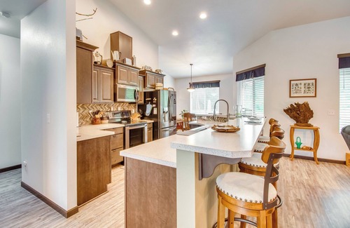 Shelton House | Peaceful Shelton Home w/Spacious Yard & Fire Pit!