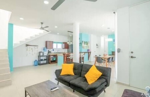 Chicxulub Puerto Apartment | Penthouse apt w Rooftop bar & Pool, 200 m to Beach