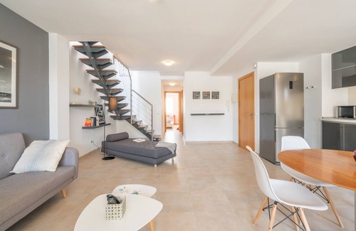 Colonia Sant Jordi Apartment | Penthouse: private terraces, WIFI , A/Cond. (C/W), TVsat.