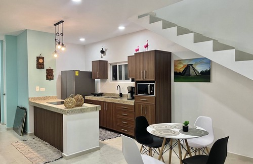 Chicxulub Puerto Apartment | Penthouse w private pool and patio! Enjoy walks in the beach and amazing sunsets