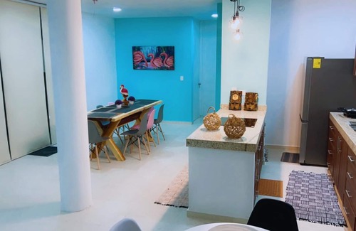 Chicxulub Puerto Apartment | Penthouse w private pool and patio! Enjoy walks in the beach and amazing sunsets