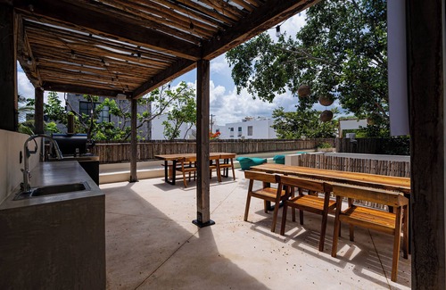 Villas Tulum Condo | Penthouse with private jungle, pool, jungle gym, downtown close to beach