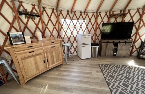 Boss RV Rental | Pet friendly glamping in a private yurt with stunning 360° views by Forest