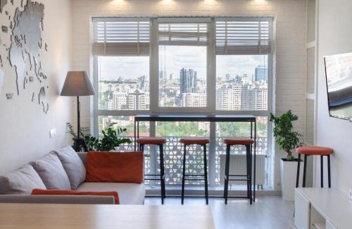 Solomjanskyj Apartment | Petrovdom Apartment 16-154 in RC Kvartet, 16Г Vasyl Lypkivskyi Street