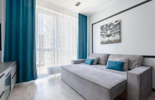 Afanasivsʹkyy Yar Apartment | Petrovdom Apartments 05-104A in RC Yaroslaviv Grad, Bulvarno-Kudriavska 17B