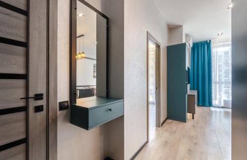 Afanasivsʹkyy Yar Apartment | Petrovdom Apartments 05-104A in RC Yaroslaviv Grad, Bulvarno-Kudriavska 17B