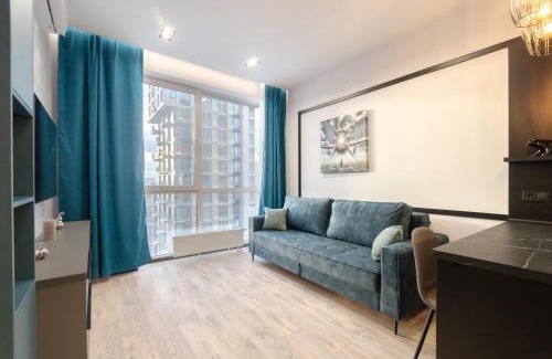 Afanasivsʹkyy Yar Apartment | Petrovdom Apartments 12-131A in RC Yaroslaviv Grad , Bulvarno-Kudriavska 17B