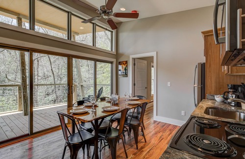 Pisgah Forest Cabin | PILOT COVE 2 BR Cabin - Modern Luxury w/Nature!