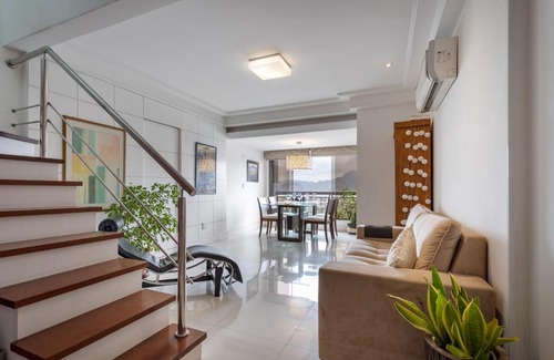 Barra da Tijuca Apartment | Pineapples LC2207 - Apartamento 3 quartos na Barra da Tijuca, com piscina no terraço e vista para o mar