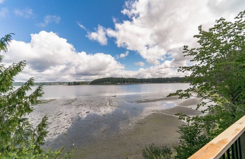 Gig Harbor House | PNW MCM 155ft Private Waterfront Gem on Raft Island w/Hot Tub by RedAwning