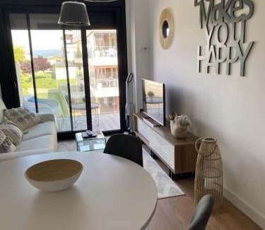 Portonovo Apartment | Precioso apartamento con terraza y piscina en Portonovo-Sanxenxo