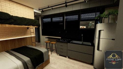 Aparecida Apartment | Prime Loft Santos à meio quarteirão da praia.